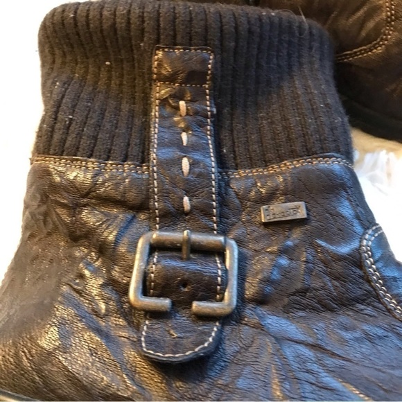 𝅺reiker booties, dark brown, women’s size 39. - Picture 4 of 14